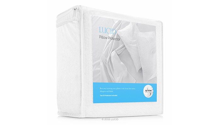 lucid premium waterproof allergen barrier mattress protector